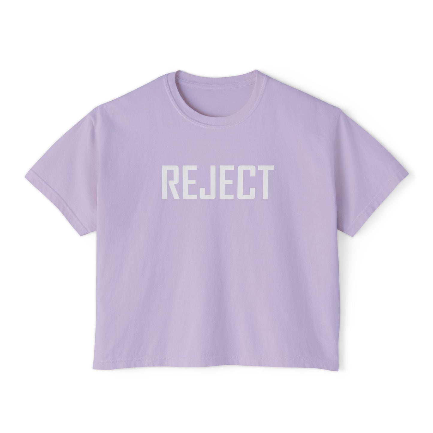Women's REJECT Boxy Tee by The She-Jects! The most comfy brand COMFORT COLORS