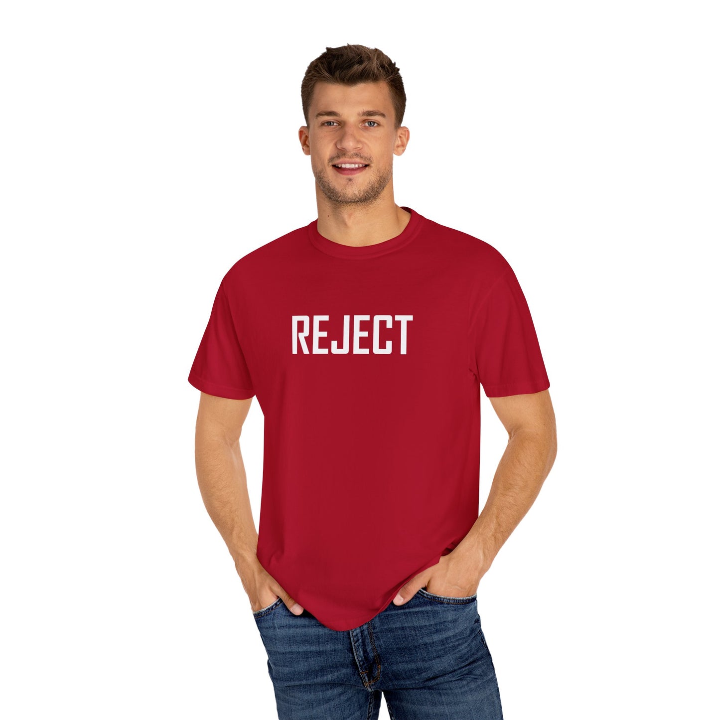 REJECT Tee made with She-Jects favorite brand COMFORT COLORS! So comfy!