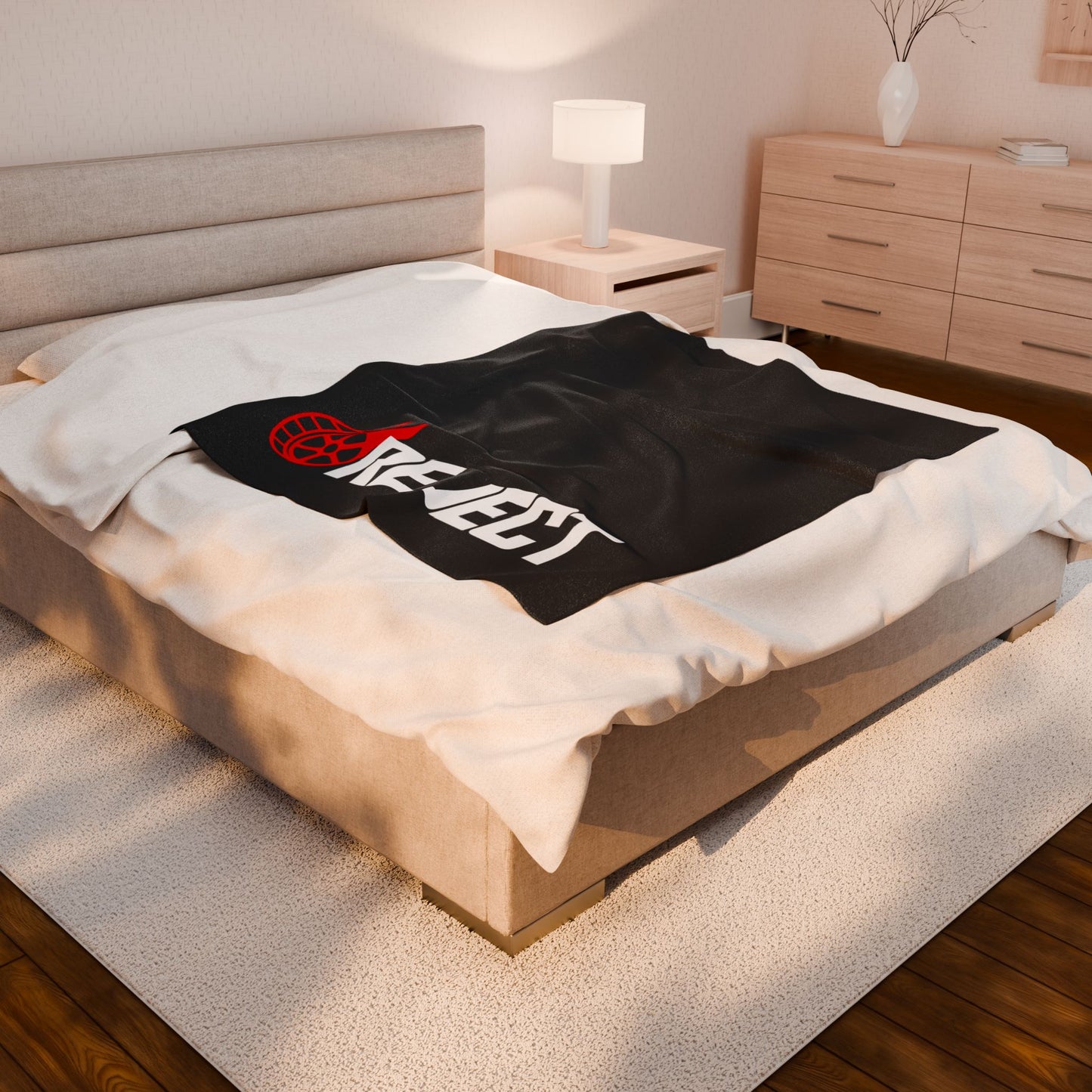 Cozy up with The Reel Rejects Soft Throw Plush Blanket