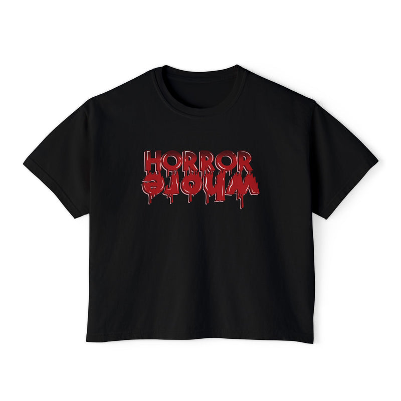 Sheject Horror Wh*re Crop Top