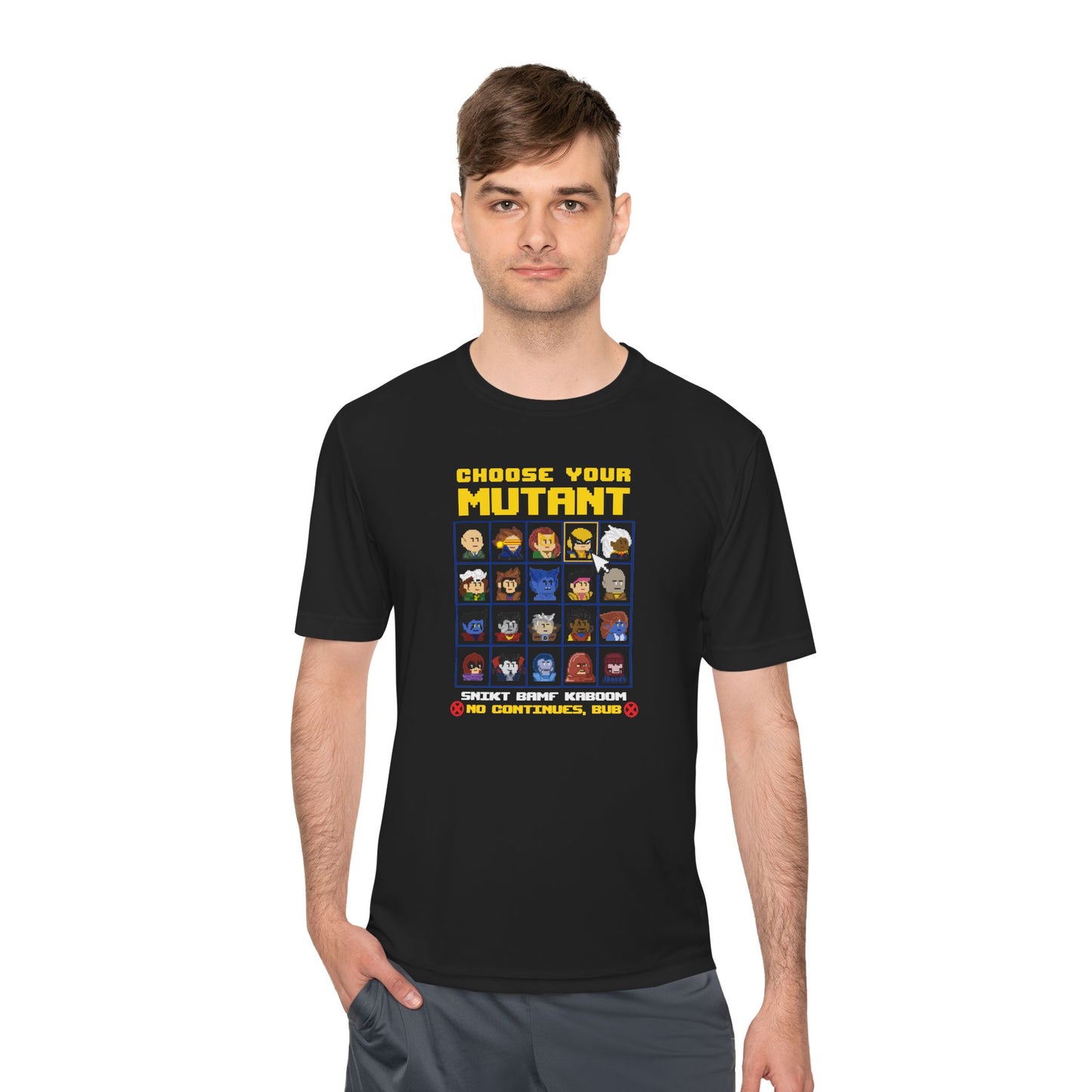 Choose Your Mutant Tee — X-MEN Vintage Video Game Mutant Character T-Shirt