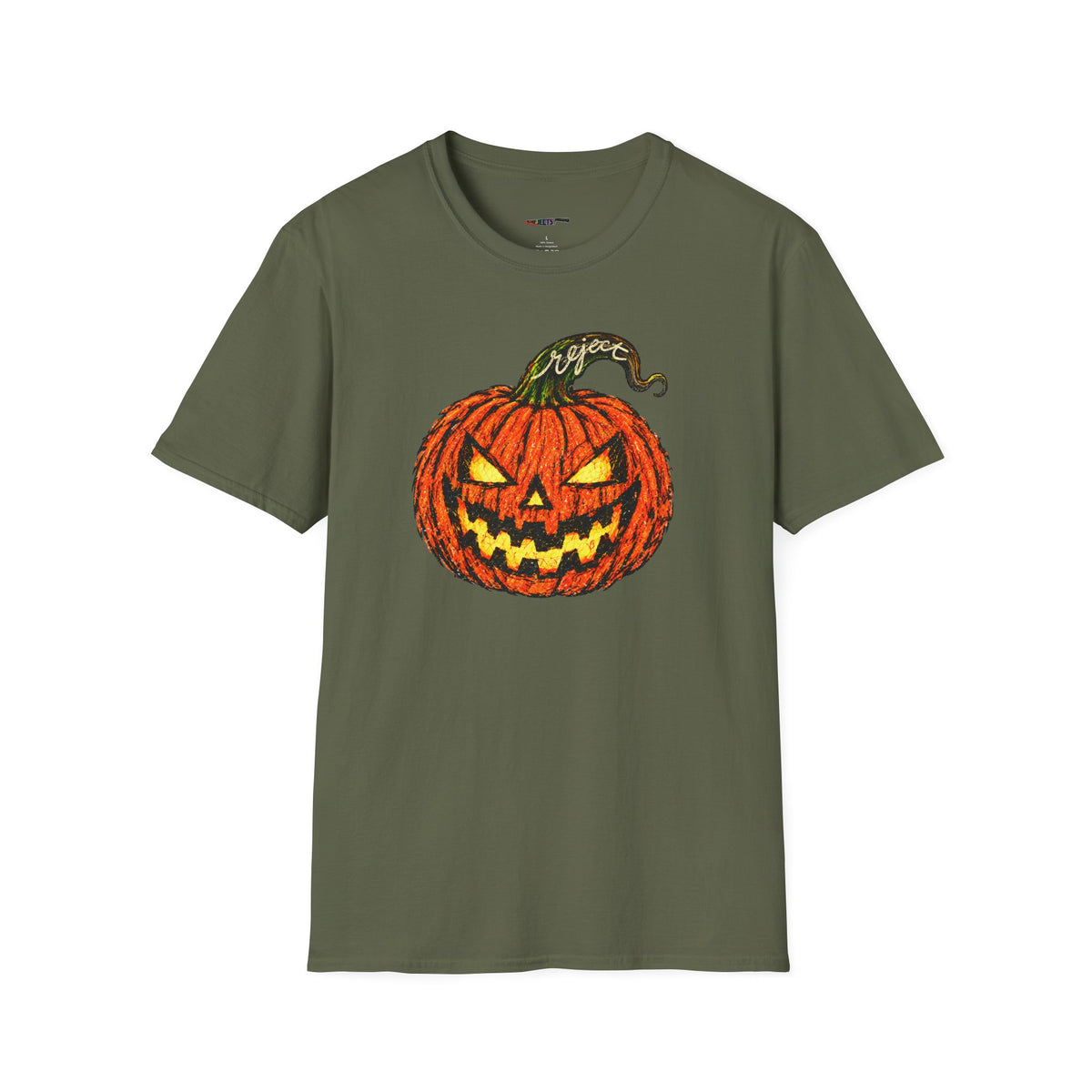 Halloween REJECT Jack-O'-Lantern T-Shirt by the She-jects