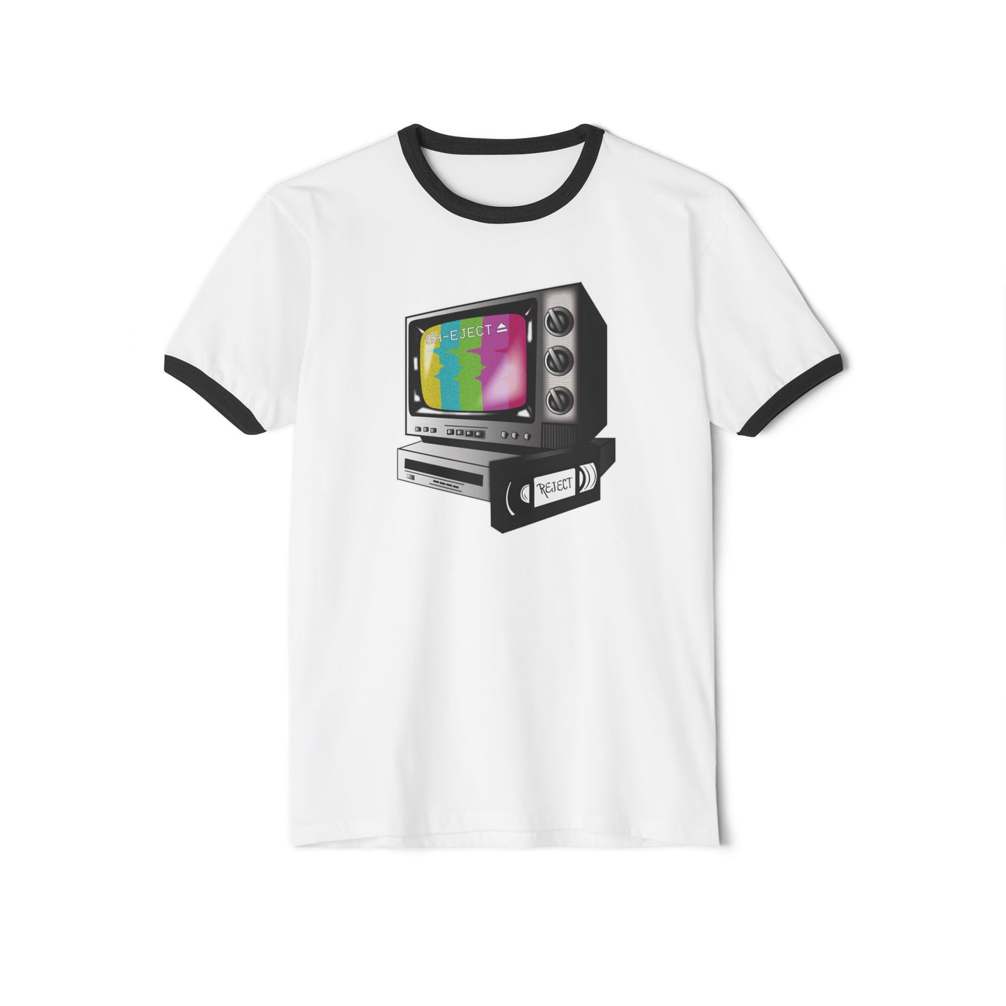 📼 “SH-EJECT” Retro VHS Tee – Designed by The She-Jects