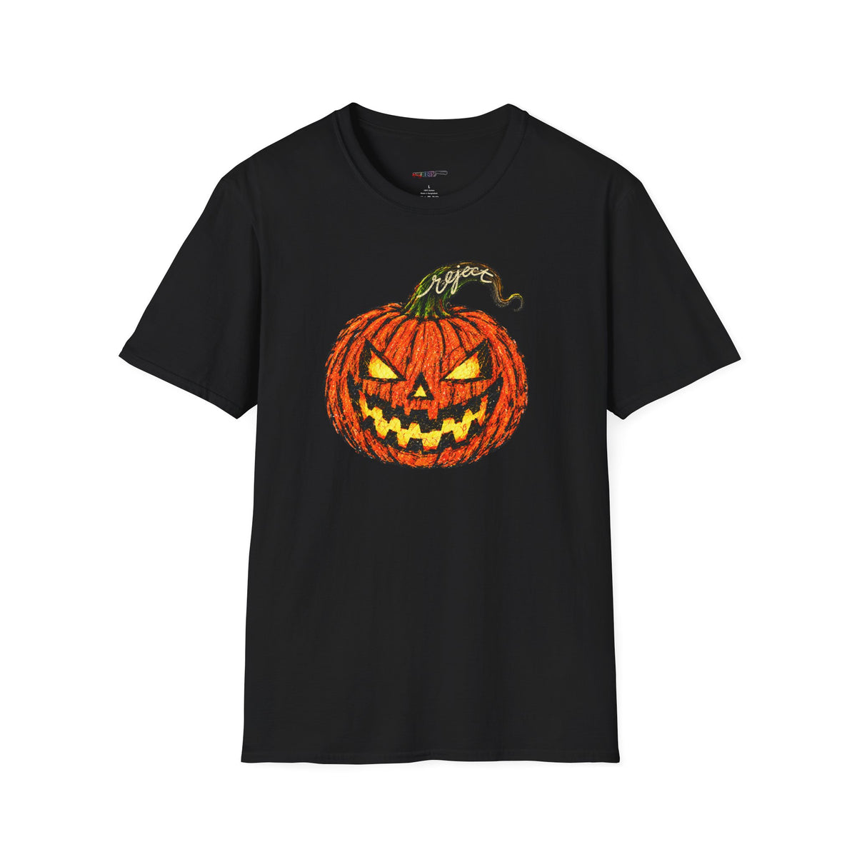 Halloween REJECT Jack-O'-Lantern T-Shirt by the She-jects