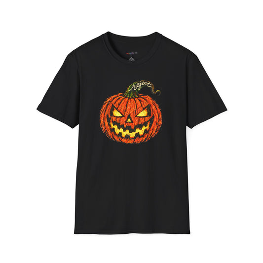 Halloween REJECT Jack-O'-Lantern T-Shirt by the She-jects