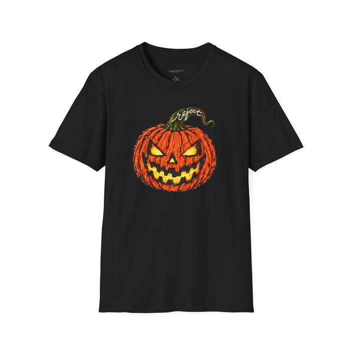 Halloween REJECT Jack-O'-Lantern T-Shirt by the She-jects