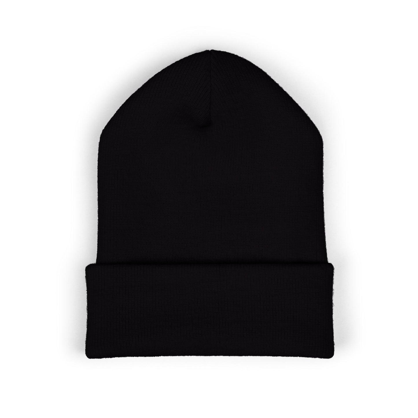 She-Ject Embroidered Cuffed Beanie-White