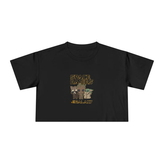 Space Babies of the Galaxy Crop top