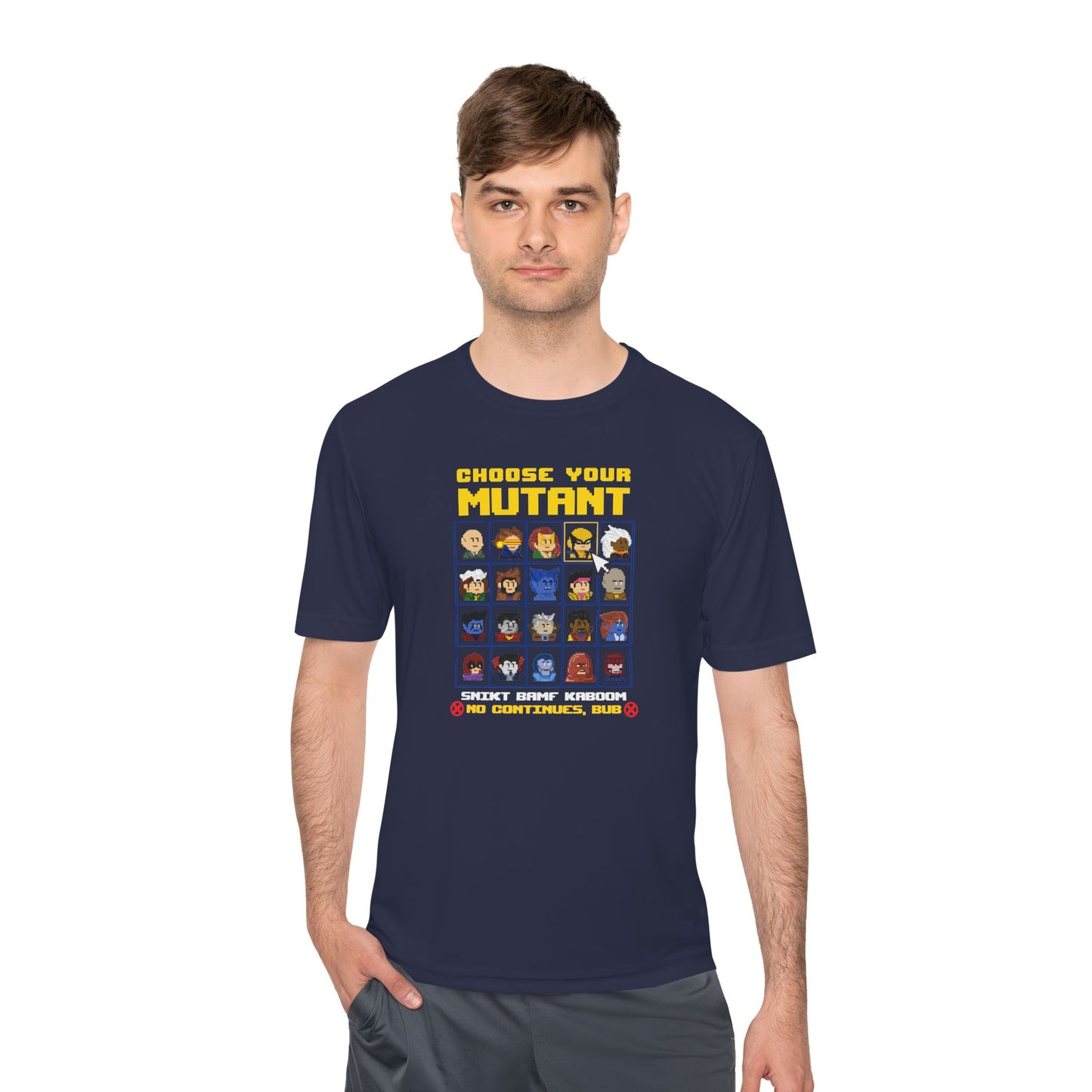 Choose Your Mutant Tee — X-MEN Vintage Video Game Mutant Character T-Shirt