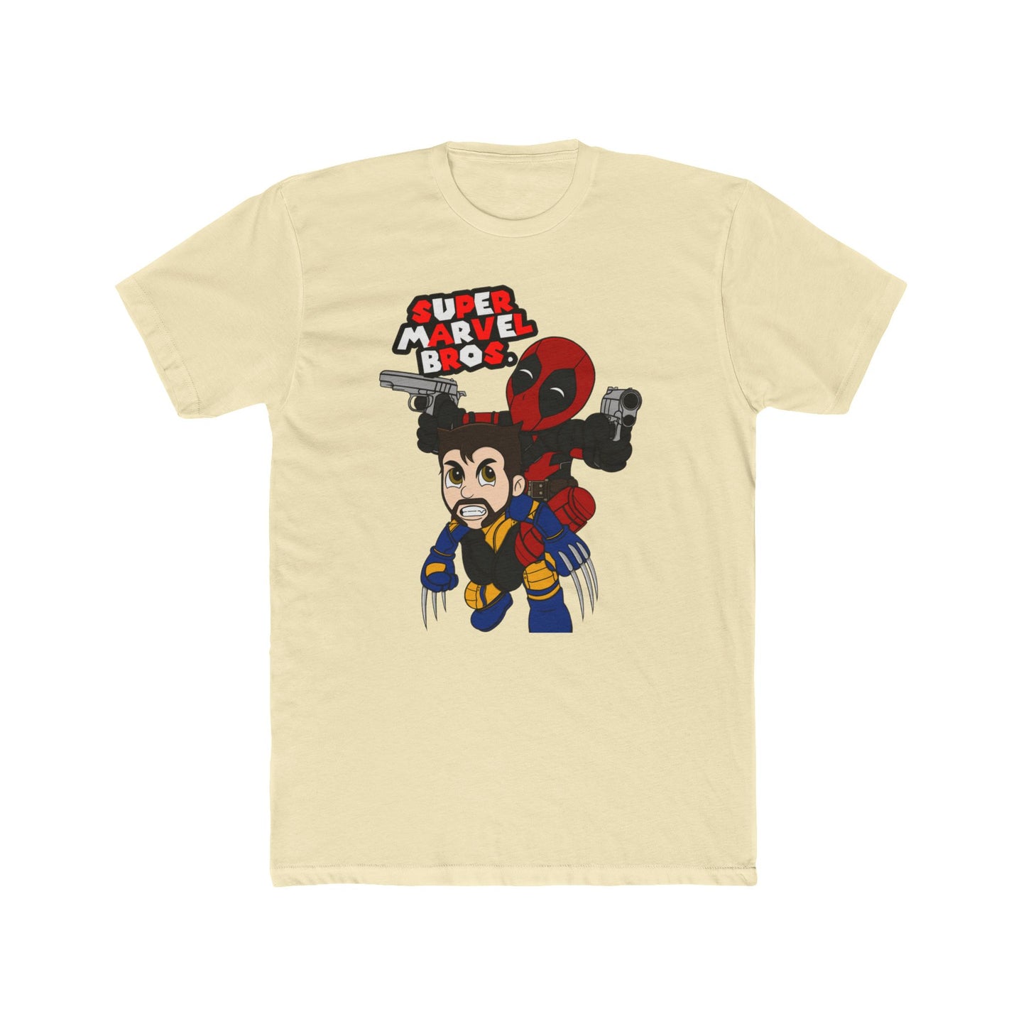 Super Marvel Bros Unisex Cotton Crew Tee