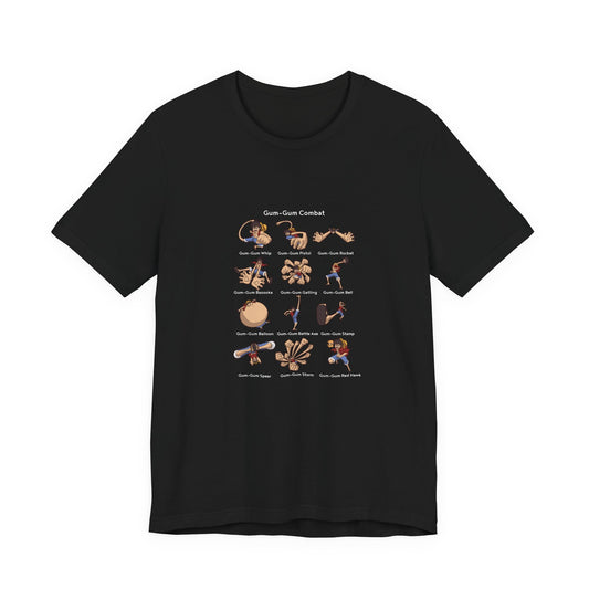 Gum-Gum Combat Moves - One Piece-T-Shirt