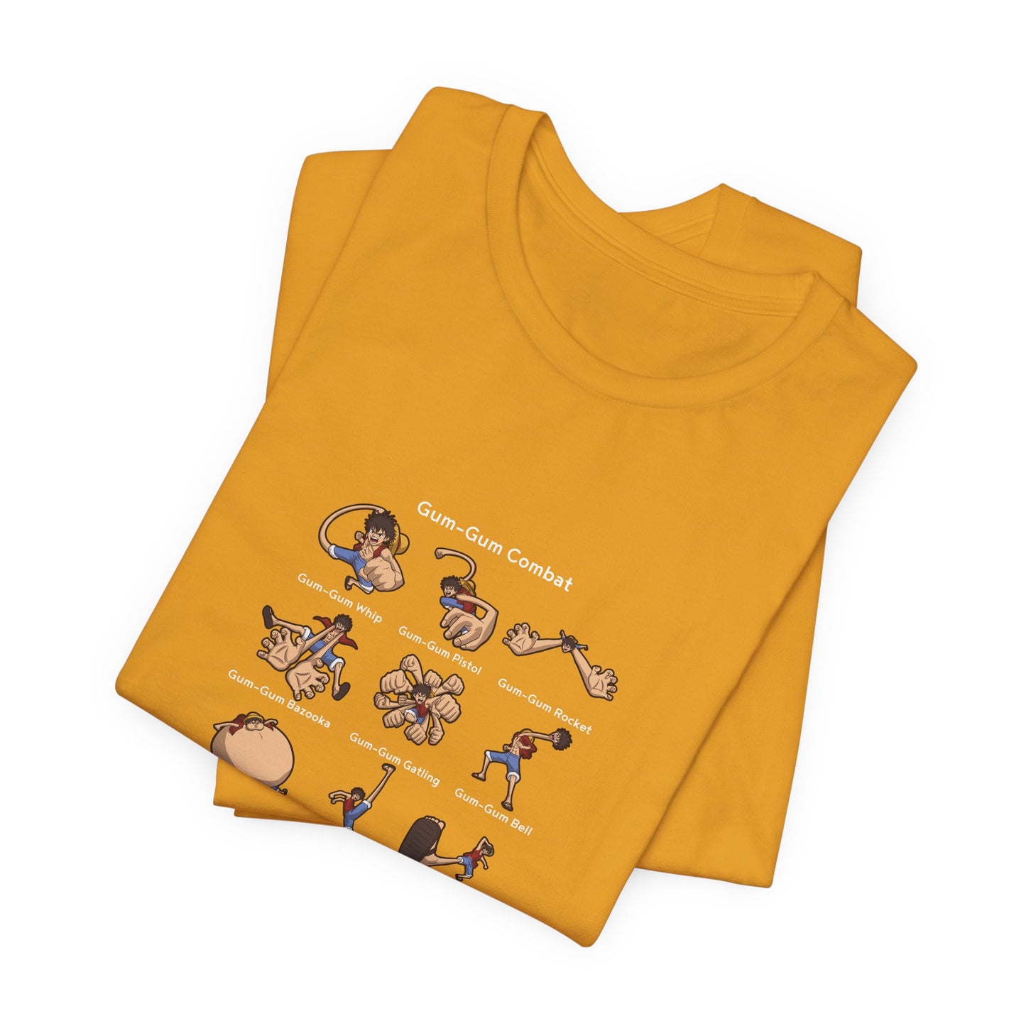 Gum-Gum Combat Moves - One Piece-T-Shirt