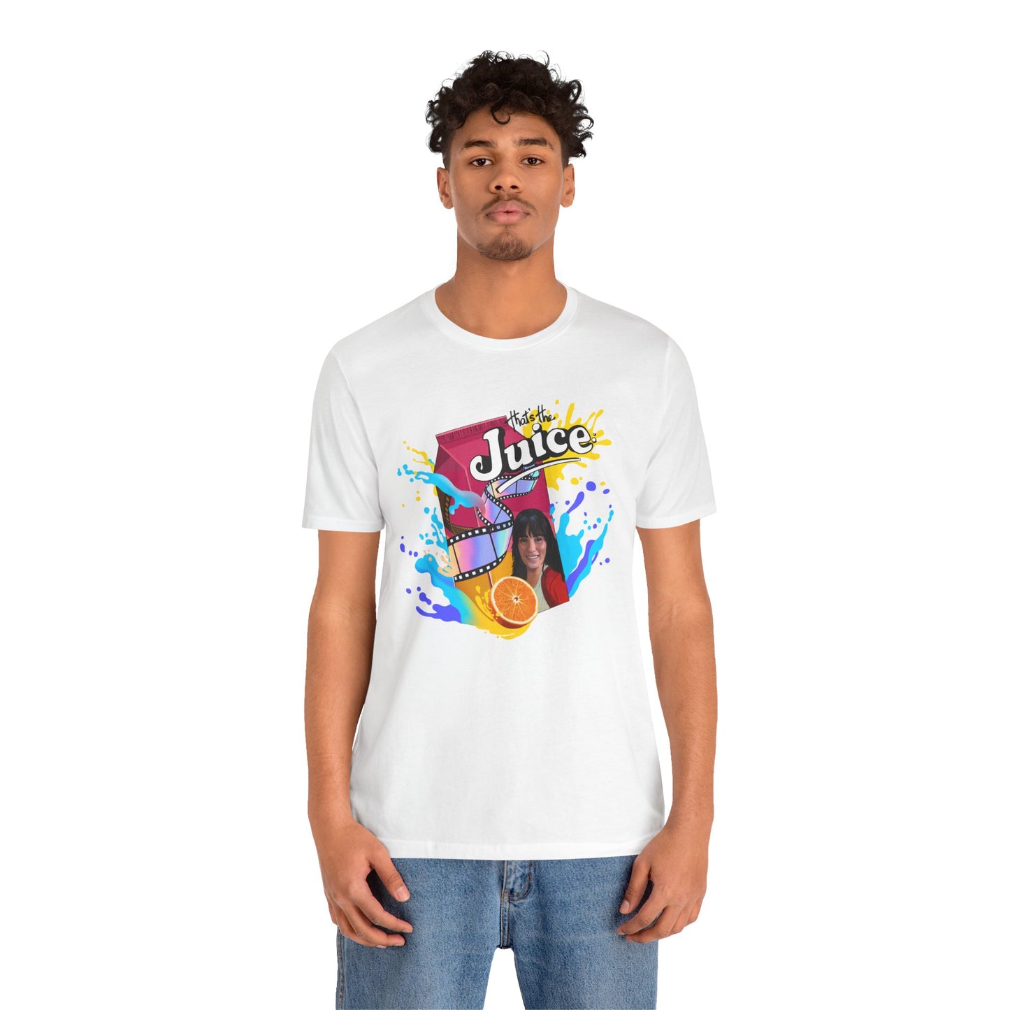 That's the Juice- Reel Rejects Shirt in White (Featuring Tara Erickson)