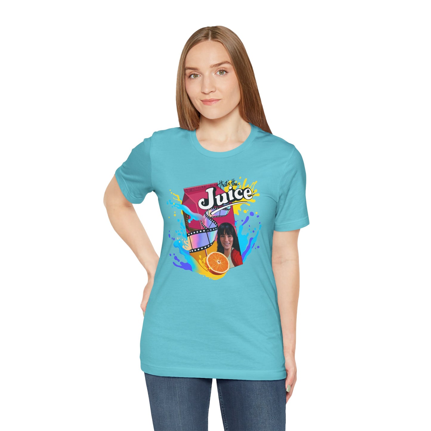 That's the Juice- Reel Rejects Shirt in White (Featuring Tara Erickson)