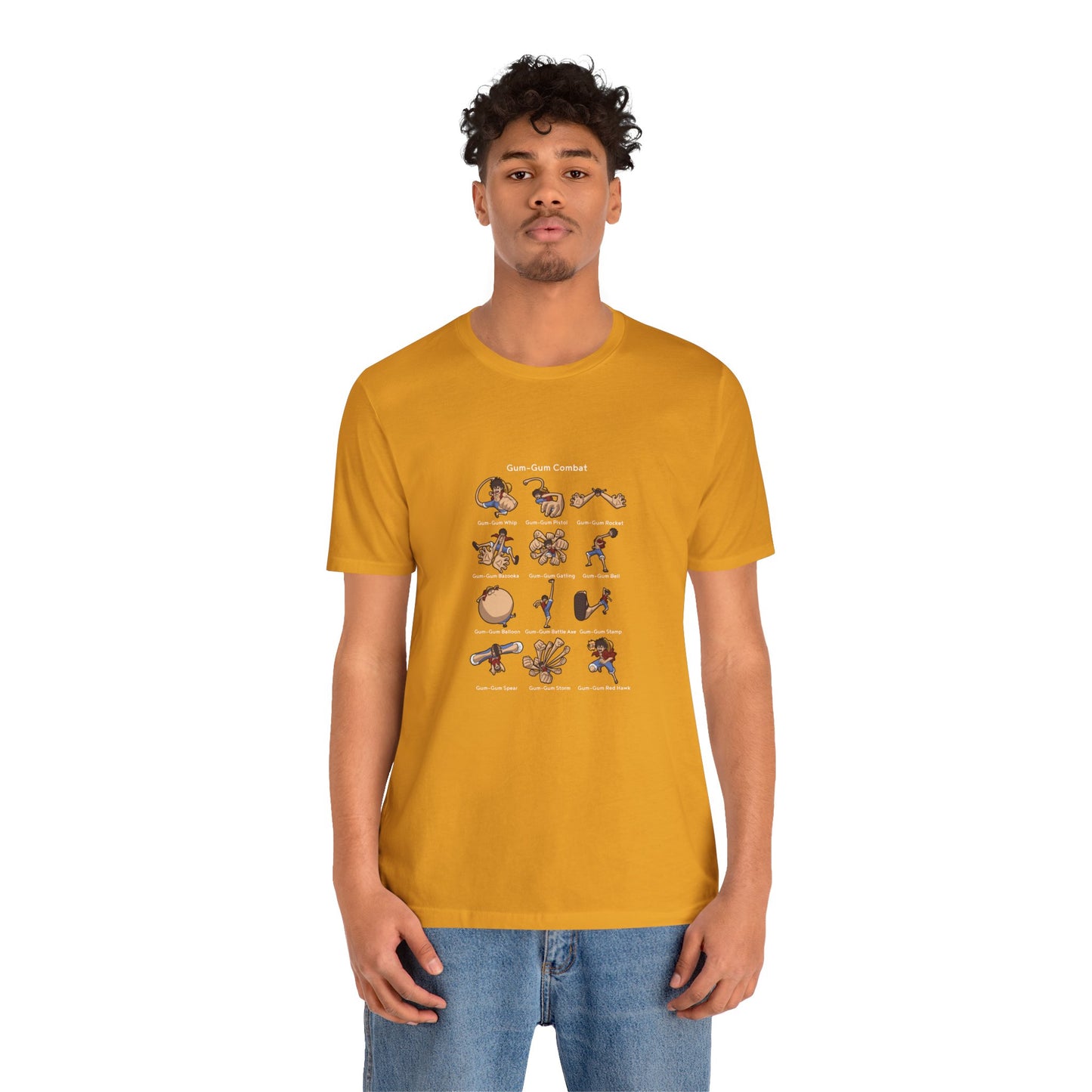 Gum-Gum Combat Moves - One Piece-T-Shirt