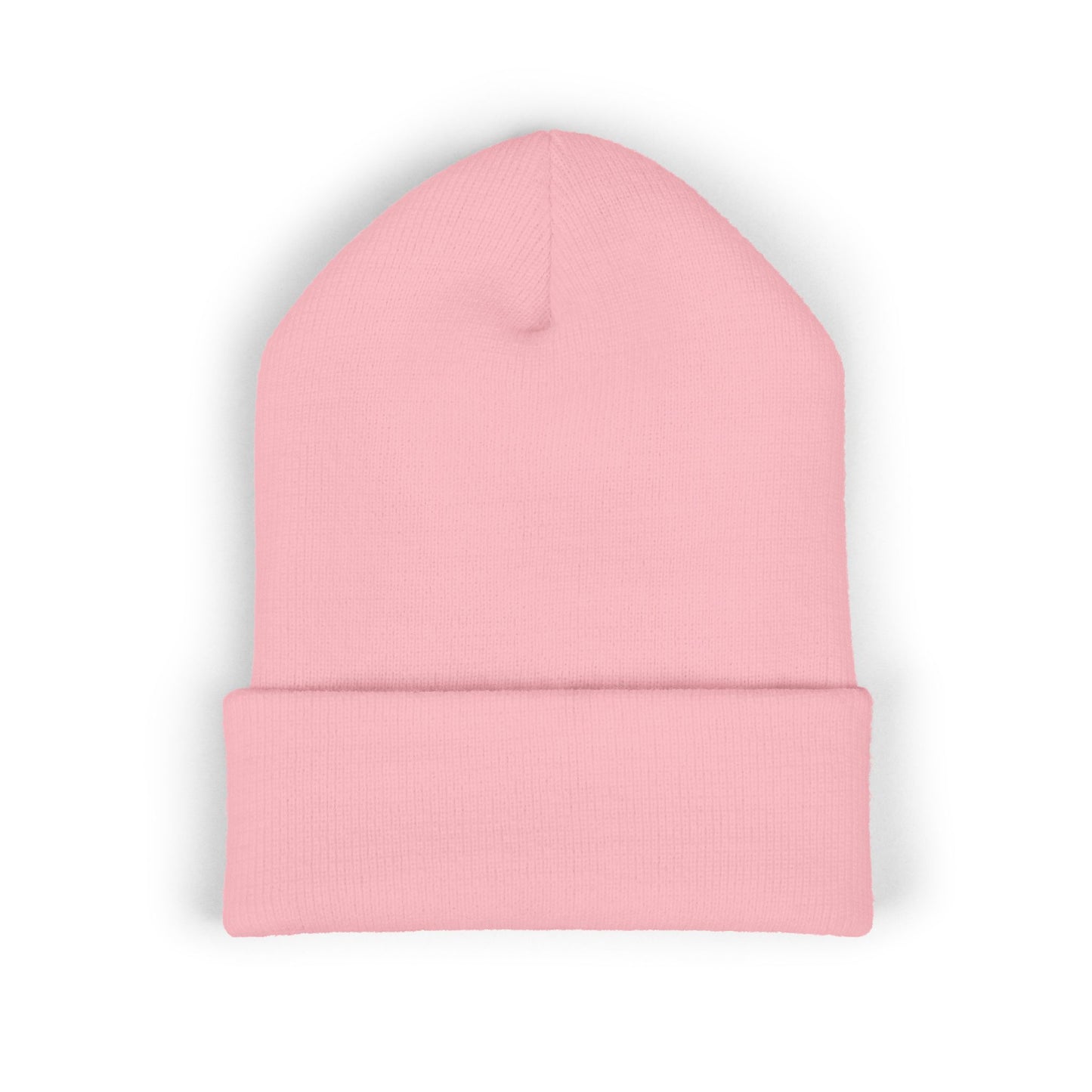 She-Ject Embroidered Cuffed Beanie — Black