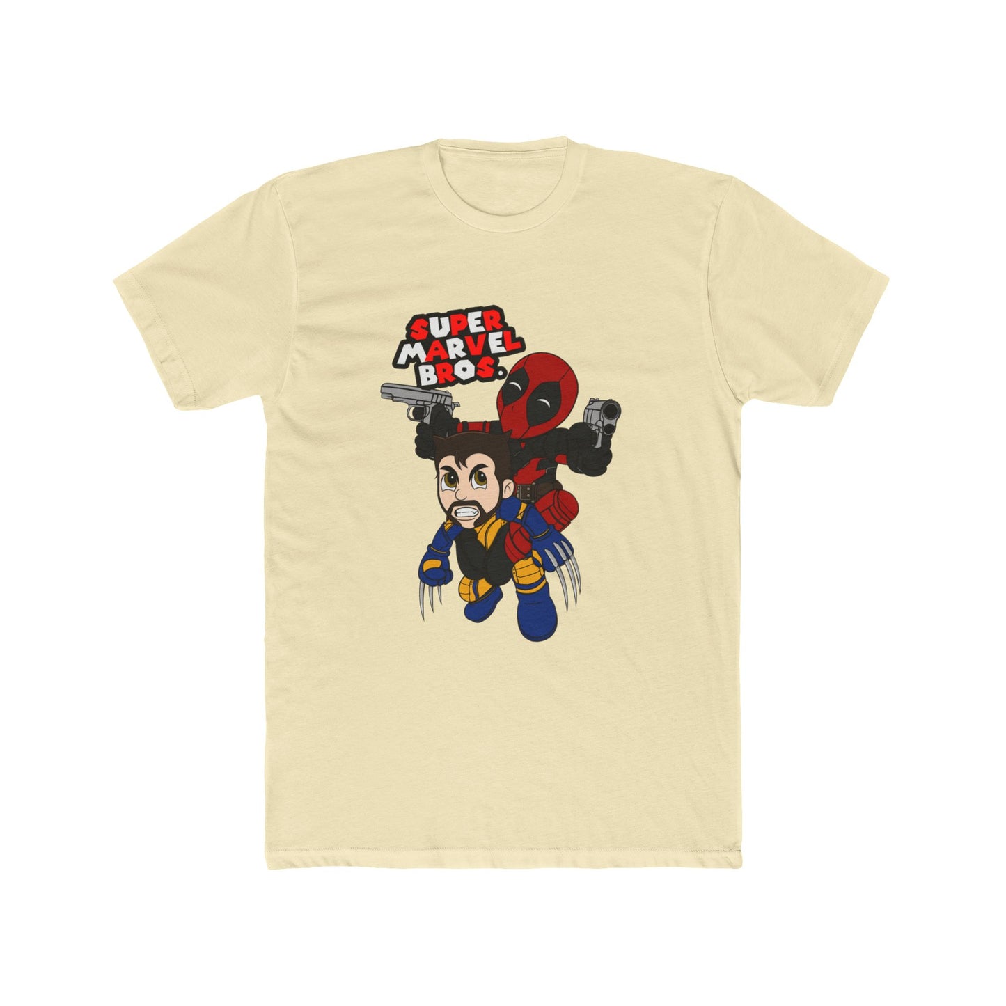 Super Marvel Bros Unisex Cotton Crew Tee