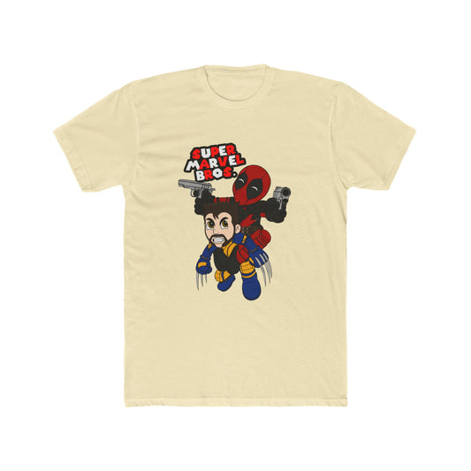 Super Marvel Bros Unisex Cotton Crew Tee