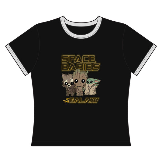 Space Babies of the Galaxy Women's Ringer Tee