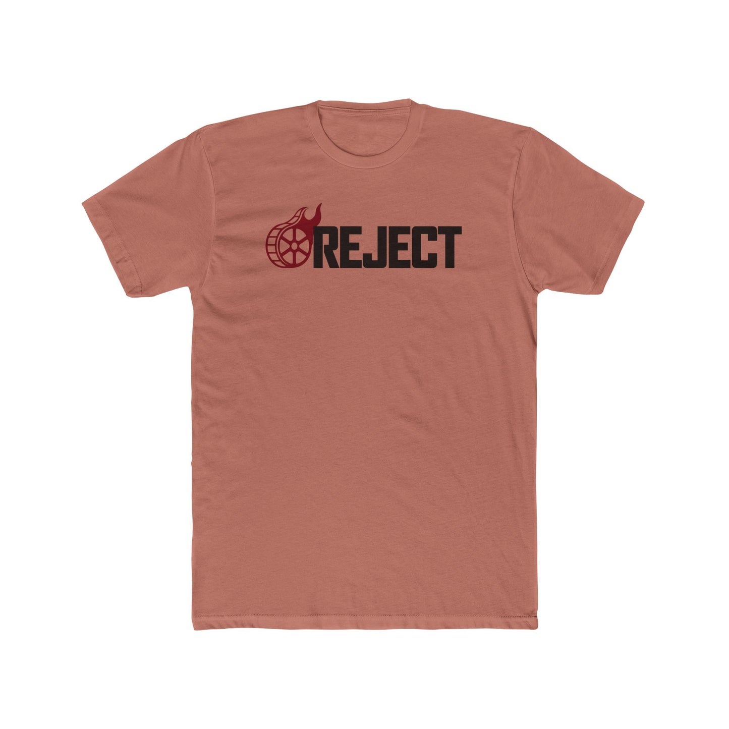 Flaming Reject T-Shirt (Black Logo)