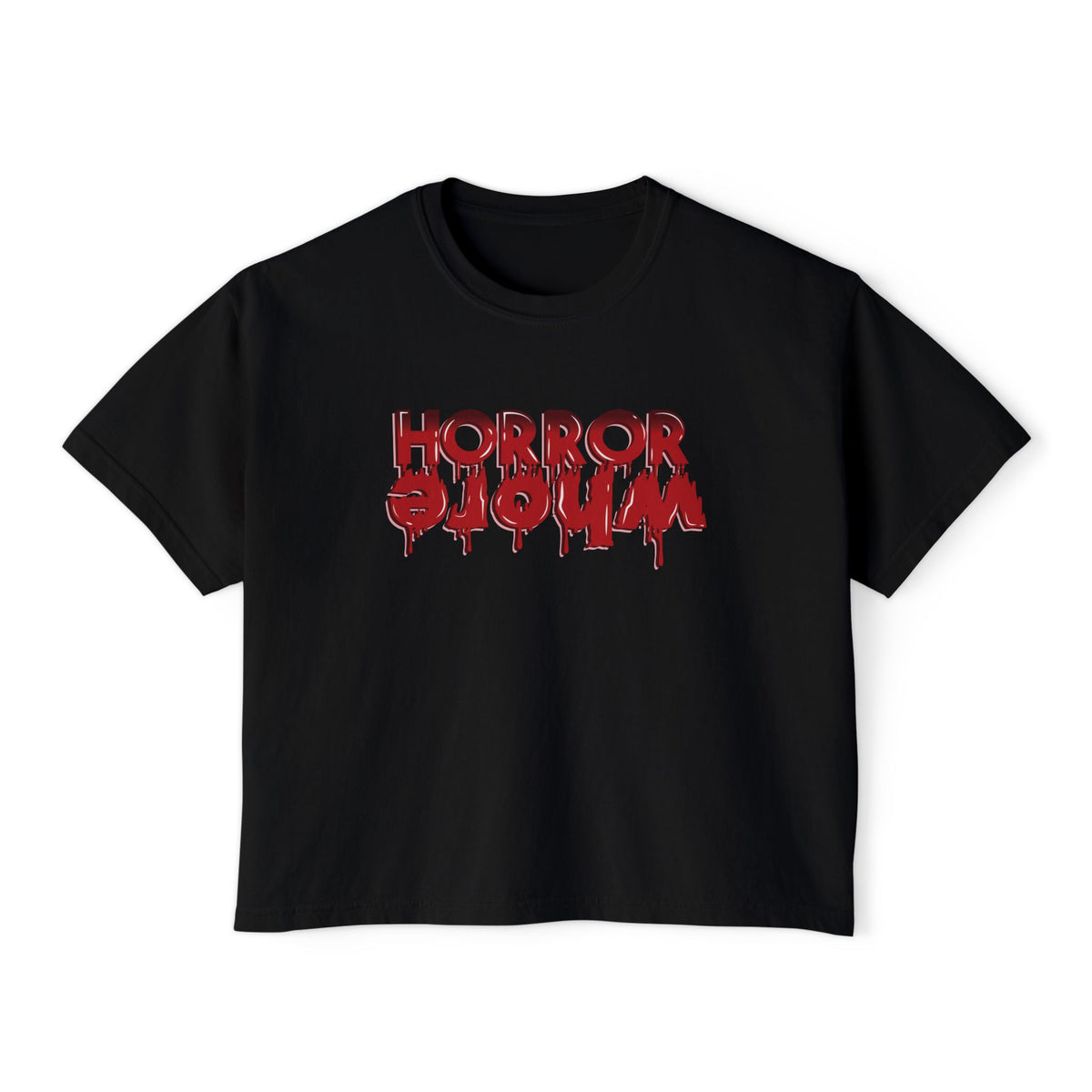 Sheject Horror Wh*re Crop Top