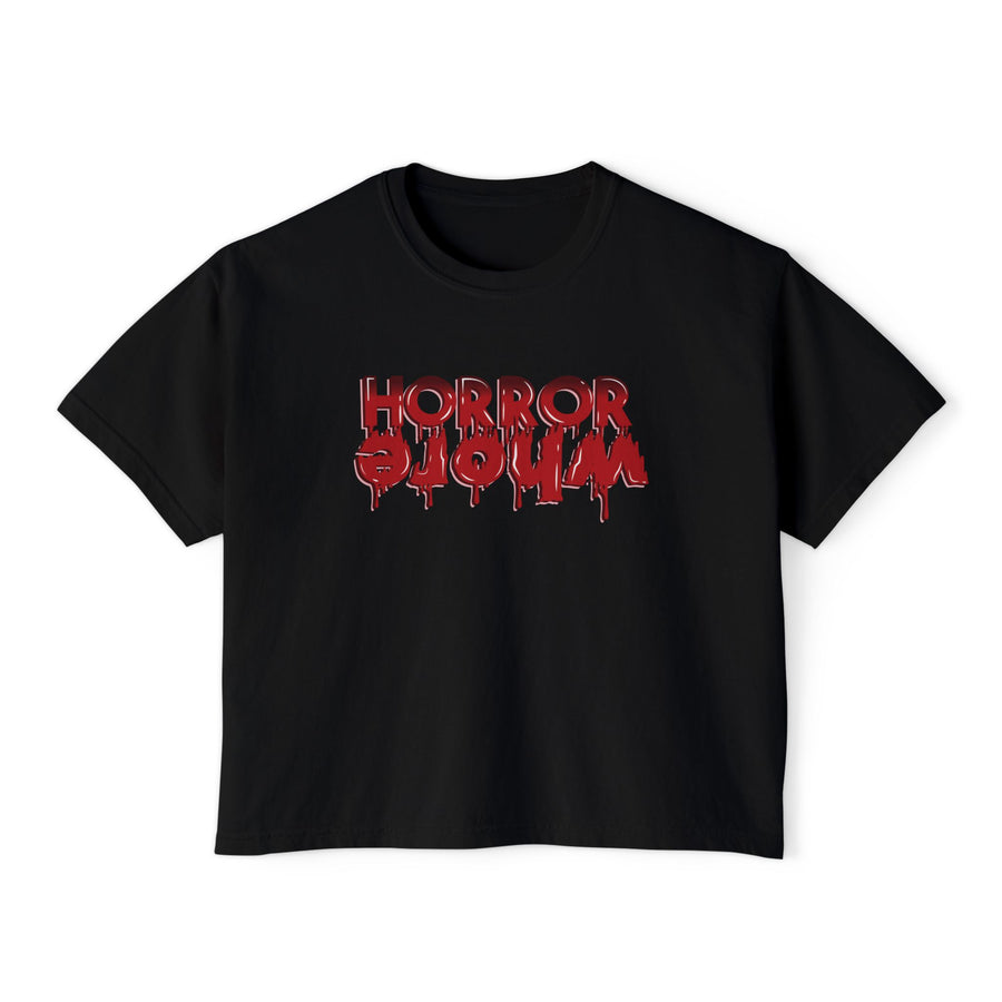 Sheject Horror Wh*re Crop Top