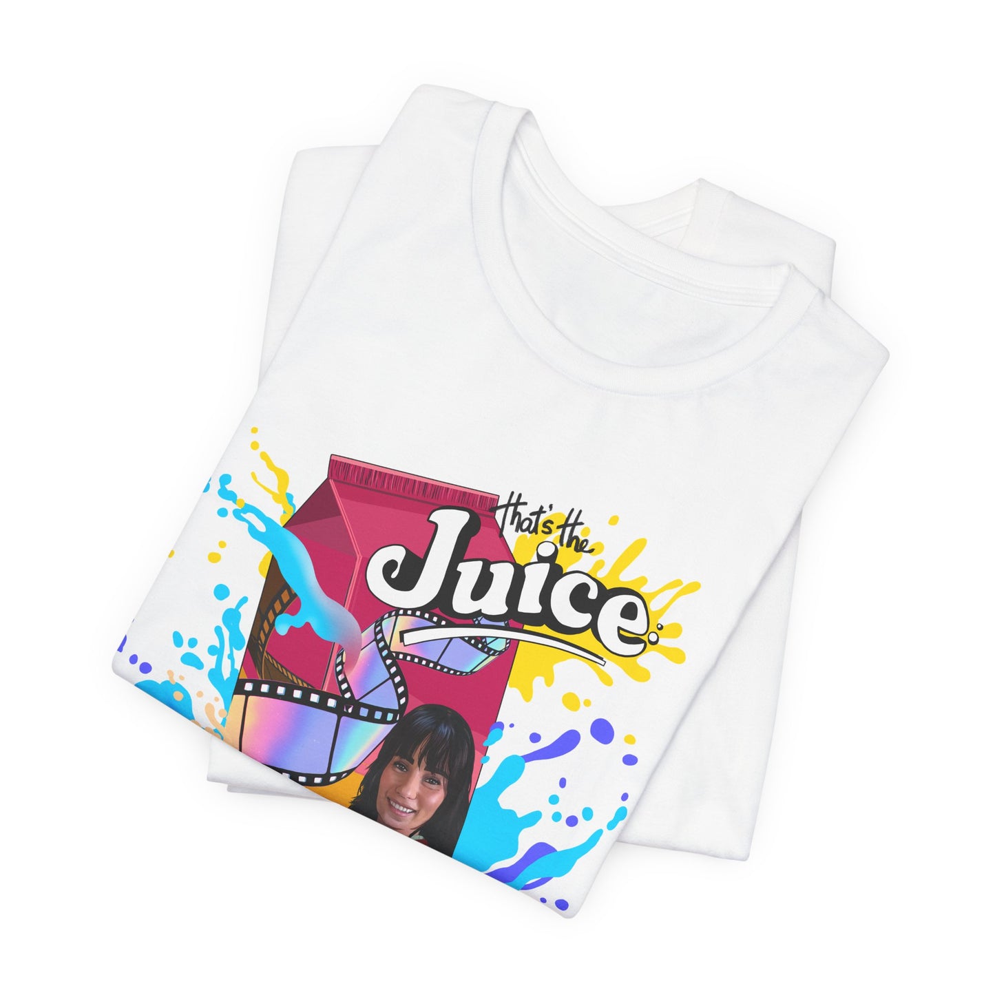 That's the Juice- Reel Rejects Shirt in White (Featuring Tara Erickson)
