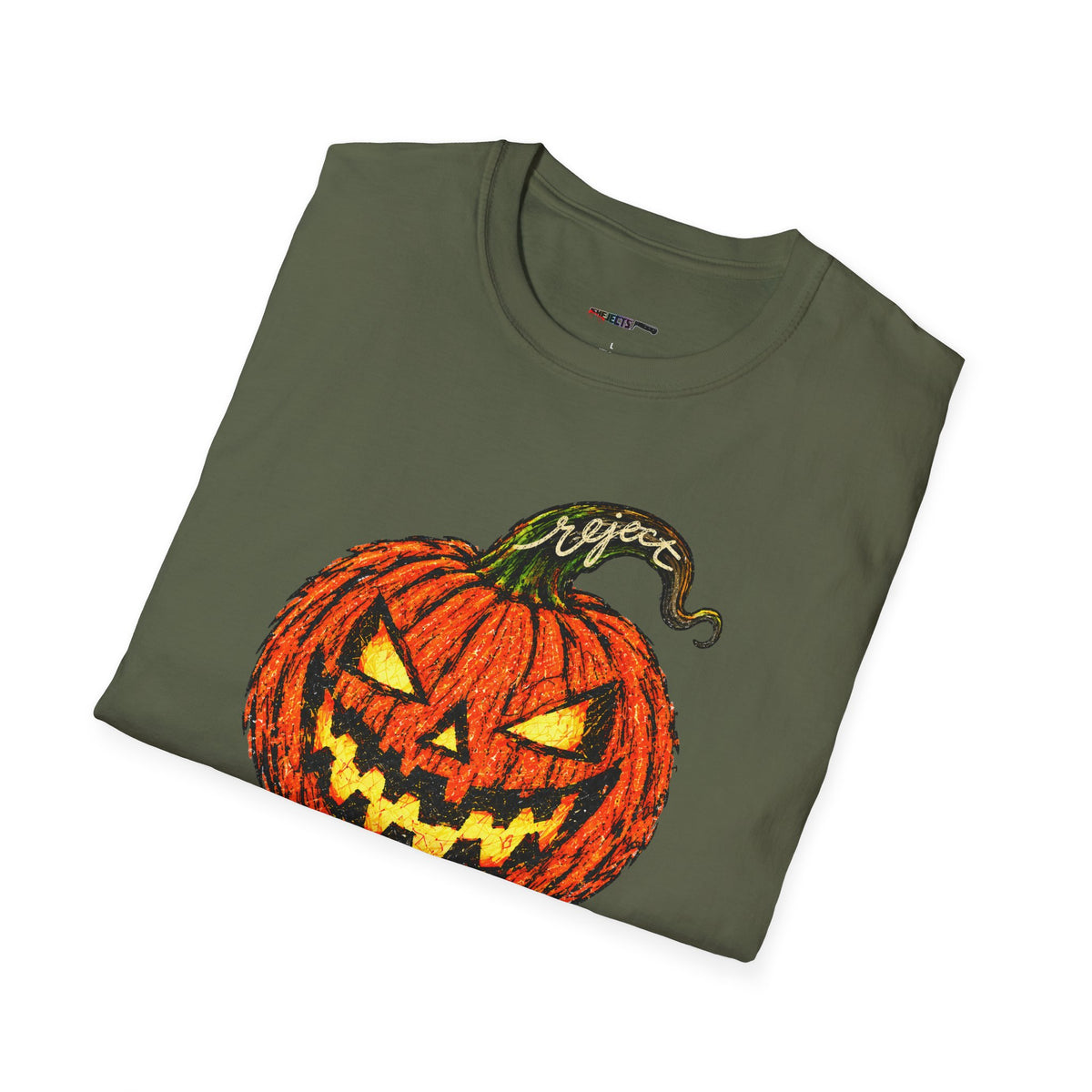Halloween REJECT Jack-O'-Lantern T-Shirt by the She-jects