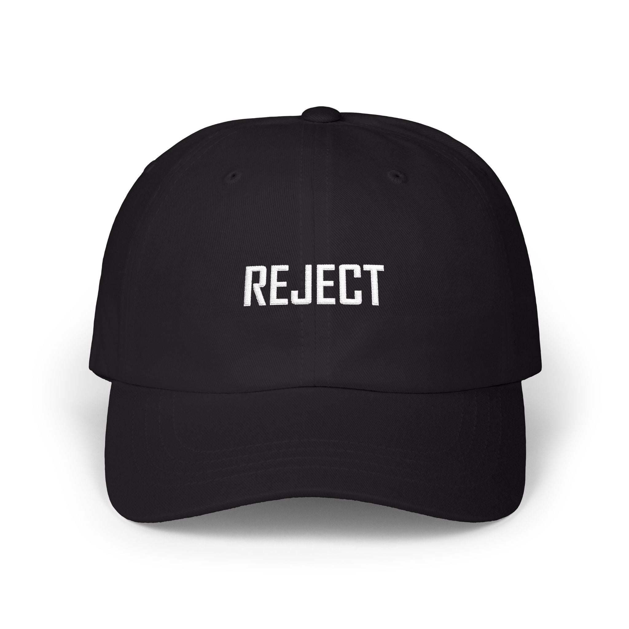 Black REJECT Baseball Cap - A She-Jects Design – Reject Nation Shop